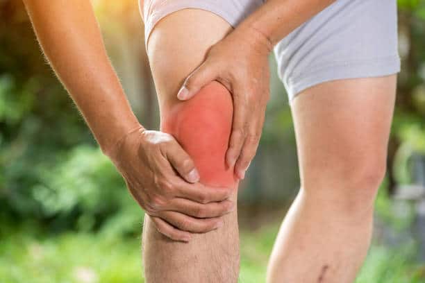 Genou touché par de l'arthrose ou de l'arthrite